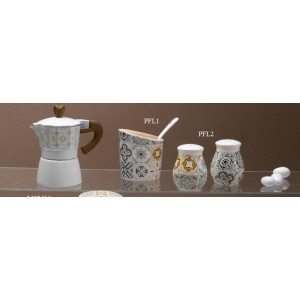 Bomboniera sale e pepe in ceramica fantasia